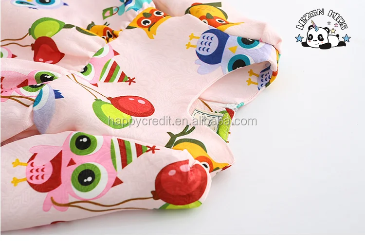 LEZONKIDS - Vestido impresso por atacado para meninas, vestido de aniversário, vestido de princesa para 2-12 anos, cor-de-rosa, fabricado na China